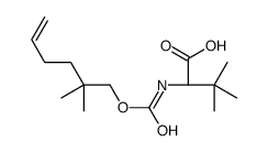 (S)-2-((((2,2-DIMETHYLHEX-5-EN-1-YL)OXY)CARBONYL)AMINO)-3,3-DIMETHYLBUTANOIC ACID图片