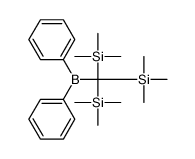 [diphenylboranyl-bis(trimethylsilyl)methyl]-trimethylsilane结构式