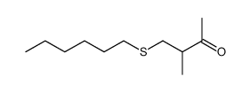 4-(hexylthio)-3-methylbutan-2-one结构式