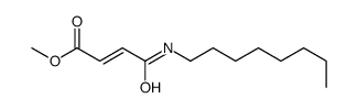 methyl 4-(octylamino)-4-oxobut-2-enoate结构式