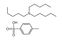 N,N-dipentylpentan-1-amine,4-methylbenzenesulfonic acid Structure