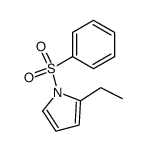 2-ethyl-1-(phenylsulfonyl)-1H-pyrrole Structure