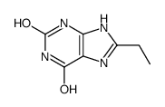 8-ethyl-3,7-dihydropurine-2,6-dione结构式