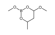 2,4-dimethoxy-6-methyl-1,3,2-dioxaborinane结构式