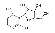 1-[(3R,4S,5R)-3,4-dihydroxy-5-(hydroxymethyl)oxolan-2-yl]-6-hydroxy-1,3-diazinane-2-thione Structure