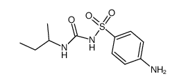 N-sec-butyl-N'-sulfanilyl-urea Structure