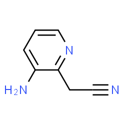 2-(3-Aminopyridin-2-yl)acetonitrile Structure