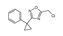 5-chloromethyl-3-(1-phenyl-cyclopropyl)-[1,2,4]oxadiazole picture