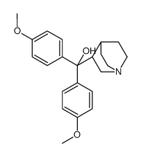 1-azabicyclo[2.2.2]octan-3-yl-bis(4-methoxyphenyl)methanol Structure