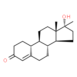 17α-Hydroxy-17-methylestr-4-en-3-one structure