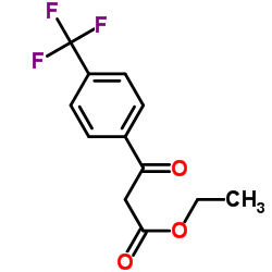 Ethyl (4-Trifluoromethylbenzoyl)acetate Structure