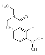 3-(二乙基氨基甲酰)-2-氟苯硼酸图片