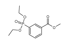 diethyl (3-methoxycarbonyl)phenylphosphonate Structure