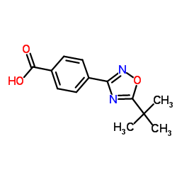 4-(5-tert-Butyl-1,2,4-oxadiazol-3-yl)benzoic acid Structure