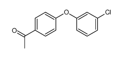 3-chlorophenyl 4-acetylphenyl ether Structure