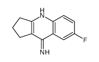 7-fluoro-2,3-dihydro-1H-cyclopenta[b]quinolin-9-amine Structure