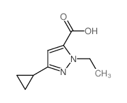 5-环丙基-2-乙基-2H-吡唑-3-羧酸图片