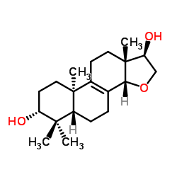 ent-14,16-Epoxy-8-pimarene-3,15-diol structure