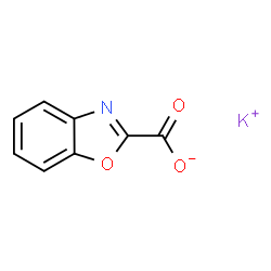 Benzo[d]oxazole-2-carboxylic acid, potassium salt Structure