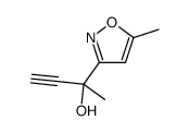 2-(5-Methylisoxazol-3-yl)but-3-yn-2-ol Structure