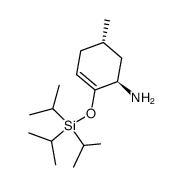 (1R,5S)-5-methyl-2-((triisopropylsilyl)oxy)cyclohex-2-en-1-amine结构式