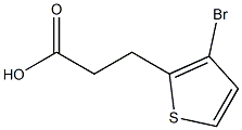 3-(3-bromothiophen-2-yl)propanoic acid Structure