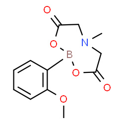 2-(2-Methoxyphenyl)-6-methyl-1,3,6,2-dioxazaborocane-4,8-dione structure