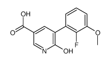 5-(2-fluoro-3-methoxyphenyl)-6-oxo-1H-pyridine-3-carboxylic acid结构式
