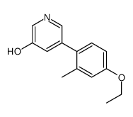 5-(4-ethoxy-2-methylphenyl)pyridin-3-ol Structure