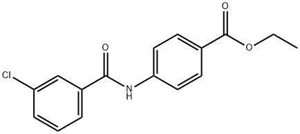 ethyl 4-(3-chlorobenzamido)benzoate Structure