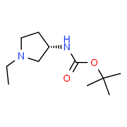 (S)-tert-Butyl 1-ethylpyrrolidin-3-ylcarbamate structure