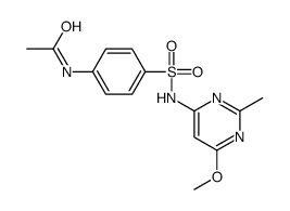 N-[4-[(6-methoxy-2-methylpyrimidin-4-yl)sulfamoyl]phenyl]acetamide Structure