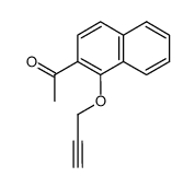 2-acetyl-1-propargyloxynaphthalene Structure