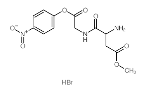 methyl 3-amino-3-[(4-nitrophenoxy)carbonylmethylcarbamoyl]propanoate Structure