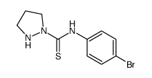 N-(4-Bromophenyl)-1-pyrazolidinecarbothioamide Structure