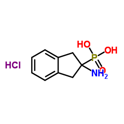 (2-氨基-2,3-二氢-1H-茚-2-基)膦盐酸盐结构式