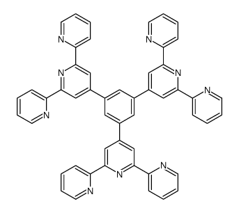 4-[3,5-bis(2,6-dipyridin-2-ylpyridin-4-yl)phenyl]-2,6-dipyridin-2-ylpyridine structure