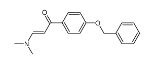 1-(4-(Benzyloxy)phenyl)-3-dimethylaminoprop-2-en-1-one Structure