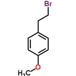 p-(2-bromoethyl)anisole Structure