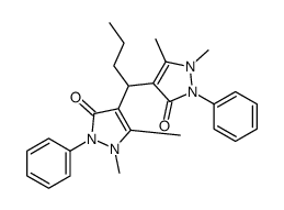 4,4'-Butylidenebis[1,2-dihydro-1,5-dimethyl-2-phenyl-3H-pyrazol-3-one] picture