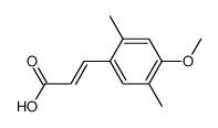 4-methoxy-2.5-dimethyl-trans-cinnamic acid Structure