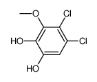 1,2-Benzenediol,4,5-dichloro-3-methoxy-(9CI) Structure