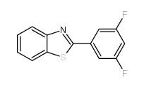 2-(3,5-Difluoro-phenyl)-benzothiazole结构式