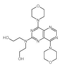 Ethanol,2,2'-[(4,8-di-4-morpholinylpyrimido[5,4-d]pyrimidin-2-yl)imino]bis- picture