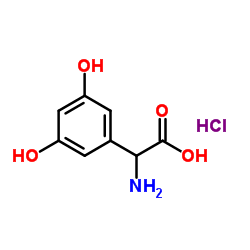 2-Amino-2-(3,5-Dihydroxyphenyl)Acetic Acid Hydrochloride Structure