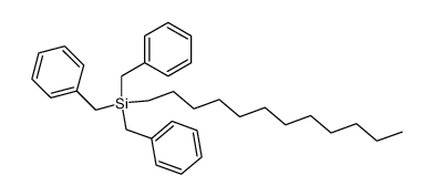 tribenzyl-dodecyl-silane结构式