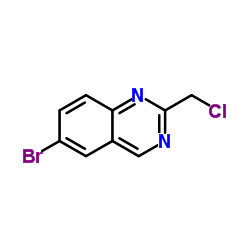 6-Bromo-2-(chloromethyl)quinazoline Structure