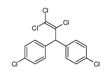 1-Propene, 3,3-bis(p-chlorophenyl)-1,1,2-trichloro- Structure