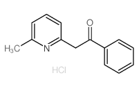 2-(6-METHYL-PYRIDIN-2-YL)-1-PHENYL-ETHANONEHYDROCHLORIDE结构式