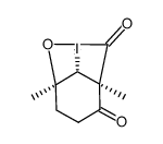 (2R,3R,4R)-2,4-dimethyl-3-iodo-1-oxocyclohexane-2,4-carbolactone结构式